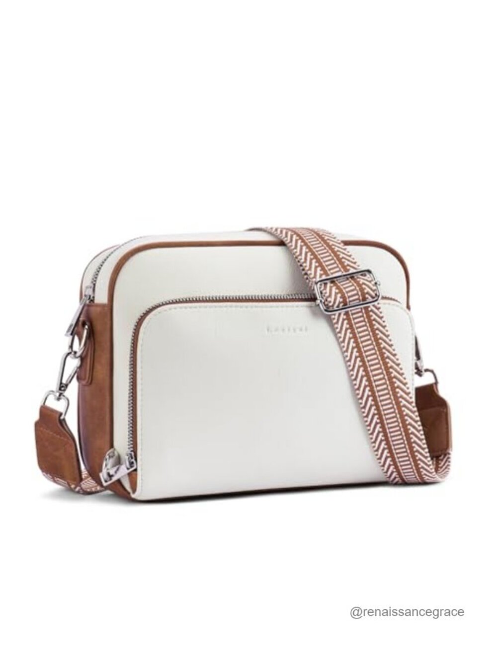 Vegan Leather Crossbody Purses for Women Anti Theft Travel Bag with Built in